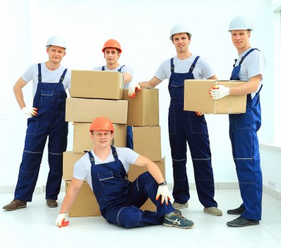 Man and van service used for home relocation and furniture transport