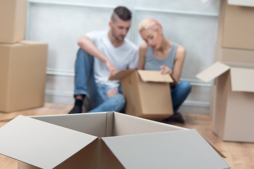 Loading furniture into a van for transport in Manvan