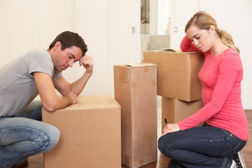 Packing and organising household belongings for house removals in Manvan