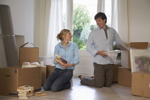 Same day removals in Manvan with packed boxes and van