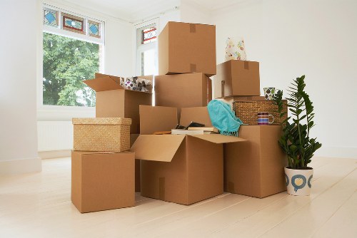 Unloading household items during a home move in Manvan