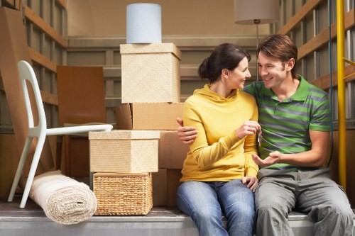 Local office moving team in Manvan preparing confidential materials and furniture for transport