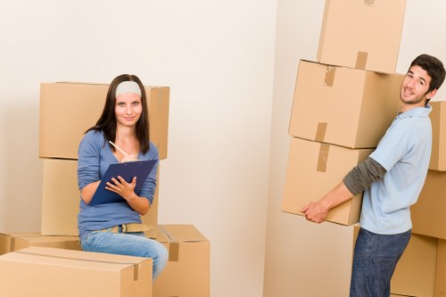 Large furniture being transported by removal van in Manvan